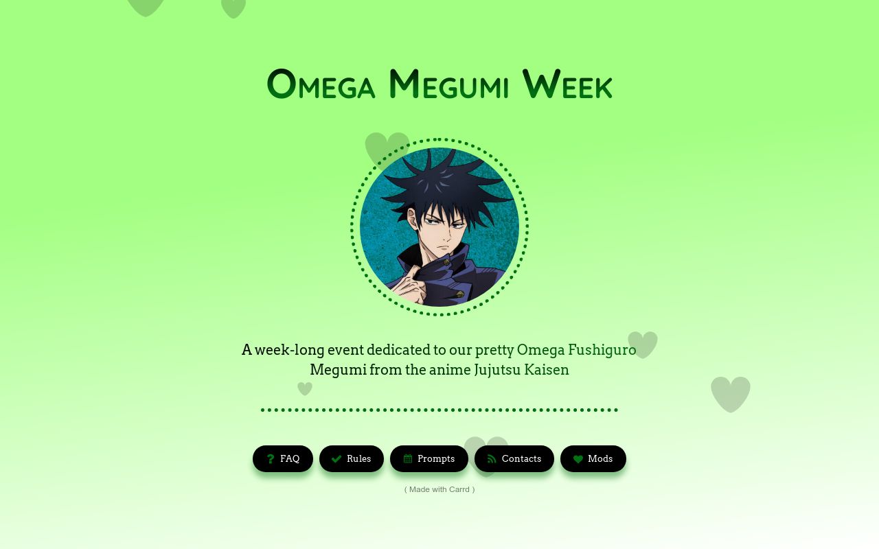 Omega Megumi Week